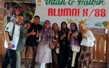 Dari Papua hingga Purbalingga, Alumni SMPN 10/88 Hadiri Halalbihalal di Malang